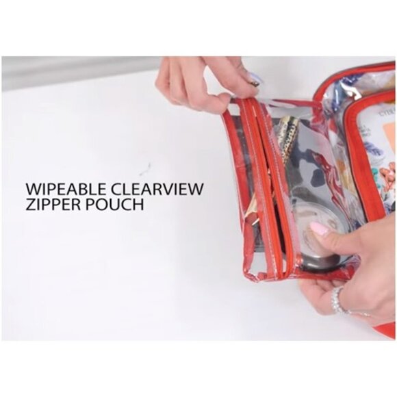 LUG Flatbed Deluxe Cosmetic Case/Toiletry Case/Craft Case/Travel Case - Picture 13 of 16